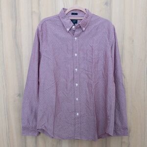 J.Crew Mens Button Down Shirt Sz M Oxford Slim Long Sleeve Preppy Classic Office